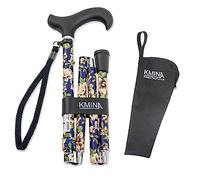 KMINA Bastones para Mayores de Flores, Altura Regulable, Mujer y Hombre - KMINA Pro
