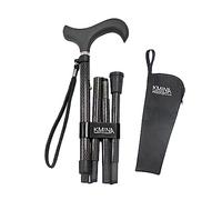 KMINA Bastones para Mayores Fibra de Carbono, Altura Regulable, Mujer y Hombre