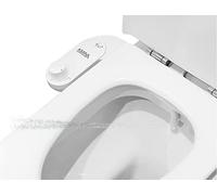 KMINA Bidet para WC, Accesorio de Bidé no Eléctrico, Presión Ajustable, Washlet, Inodoro con Chorro de Agua Fría, Fácil de Instalar, Blanco