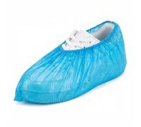 KMINA Cubre Zapatos Desechables (100 unidades), Polietileno PE Impermeable de 2,5 g, Suela con Textura Antideslizante, Talla Única con Ajuste Elástico