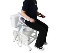 KMINA - Elevador wc Adulto Eléctrico con Tapa, Alzador, Adaptador Inodoros Mayores, Estructura Apoyo con Reposabrazos, Ayuda para Levantarse