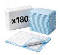 KMINA Empapador (180 Unidades, 6 Cajas de 30), Protector Desechable 60 x 90 cm, Alta Absorción, Más de 1300 ml, Impermeable y Antideslizante, Transpirable, Sin Látex