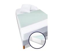 KMINA Empapadores Cama Adultos Lavables 5 Capas (x1 ud, 135x75 cm), Reutilizable y Ajustable, Protector Colchón Incontinencia - Fabricado en Europa