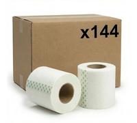 KMINA Esparadrapo de Papel Hipoalergénico (144 unidades, 24 cajas de 6) 5 cm x 9,14 m Transpirable para Clínicas y Hospitales