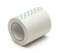 KMINA Esparadrapo de Papel Hipoalergénico (6 unidades) 5 cm x 9,14 m Transpirable y Sin Látex para Fijación de Apósitos Blanco
