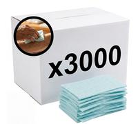 KMINA Esponjas Jabonosas Desechables, Activación con Agua (3000 uds) | Toallitas de aseo para adultos, bebé y niños, sin látex, poliéster con aroma agradable, un solo uso sin aclarado, pH 5,5
