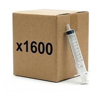 KMINA Jeringuillas 10 ml Grandes Sin Aguja ni Látex (1600 uds)