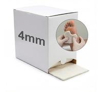 KMINA Rollo de Fieltro Adhesivo 4 mm, Semirrígido y Recortable para Descarga de Presión en Pies, 3 m x 10 cm, Suave al Tacto, Adhesivo Acrílico, Lana y Viscosa