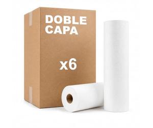 KMINA Rollo Papel Camilla Masaje Precortado Doble Capa (6 uds)