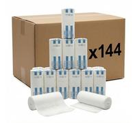 KMINA Venda de Acolchado Sintético (144 unidades, 12 cajas de 12) 10 cm x 2,7 m, Acolchado para Vendajes Compresivos, Uso Clínico