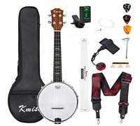 Kmise, Banjo de 4 cuerdas, beige, 23 pulgadas (MI2559-KUS)