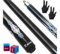Kmise Pool Stick - Taco de Billar (20 oz), Color Negro