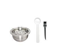 KMIXWIDQ Compatible Con VERTUOLINE, Cafeteras, Cápsulas De Café Reutilizables, Cápsulas Recargables, Cápsulas De Café De 150ML(1PCS Pod)