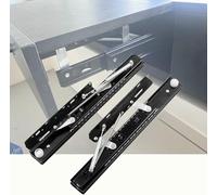 KMJUYQ Correderas Extensibles para Mesa de Comedor, Juego de herrajes para Muebles Extensibles y Plegables, riel Elevador de Mesa Resistente para modernizar cajones de gabinetes