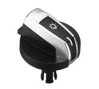 KMLONG 1 interruptor de faro, Compatible for BMW, 5 7 Series X3 X4 F01 F02 F03 F10 F18 F07 F06 F25 F26, botones de perilla negros for coche interruptor de la luz antiniebla delantera del vehículo