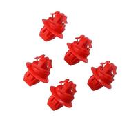 KMLONG 100 Uds. Clips de Panel de puerta de sujeción de plástico for automóvil tipo empuje remache de parachoques de retenedor de plástico D129 Clip para la tapa del panel de la puerta del automóvil