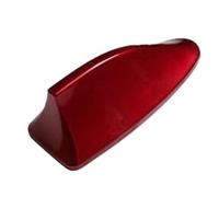 KMLONG Antena de coche antenas de aleta de tiburón antenas de Radio automática Compatible for accesorios Alfa Remeo Renault, KIA, LADA, Antena de aleta de tiburón para vehículos(Red)