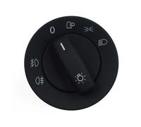 KMLONG Botón interruptor lámpara antiniebla Compatible for Volkswagen, VW, GOLF CADDY JETTA PASSAT B6 CC TOURAN Tiguan 1K0941431N interruptor de la luz antiniebla delantera del veh