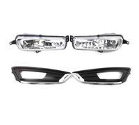 KMLONG Conjunto de luz antiniebla, luz antiniebla apta for Ford Focus 2015-2018, marco de luz antiniebla, luces de circulación diurna Luces DRL del coche