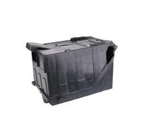 KMLONG Cubierta batería coche, compatible con Peugeot, 307 (2001-2012), accesorio protector ignífugo que previene el envejecimiento. cubre el terminal positivo de la batería del coche(Upper and Under)