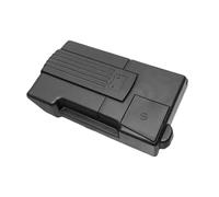 KMLONG Cubierta protectora batería, compatible con VW, Volkswagen, Atlas, Skoda, Kodiaq, Octavia A7 cubre el terminal positivo de la batería del coche