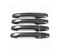 KMLONG Embellecedor de cubierta de manija de puerta de coche, Compatible for Stepwgn Stepwagon Rp3 Rp5 2015-2021, pegatina cromada de fibra de carbono, accesorios for automóviles cubierta de moldura d