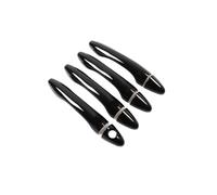 KMLONG Embellecedor de manija de puerta de coche, accesorio de estilo adhesivo cromado negro brillante for KIA, Optima K5 TF MK3 2011-2015 cubierta de moldura de manija de puerta exterior(Handle 0 but