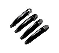 KMLONG Embellecedor de manija de puerta de coche, Compatible for X6 E71 2009-2014, adhesivo cromado negro brillante, accesorios de estilo for automóvil cubierta de moldura de manija de puerta exterior