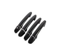 KMLONG Embellecedor de manija de puerta de coche for Mazda, Cx-5 Cx5 CX 5 2012-2022, accesorios de estilo de coche en cromo negro brillante cubierta de moldura de manija de puerta exterior(Black no bu