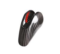 KMLONG Etiqueta engomada de la cubierta de la perilla de palanca de cambios del coche, apta for Porsche, Macan Panamera Boxter 719 911, calcomanías de accesorios interiores de fibra de carbono for aut
