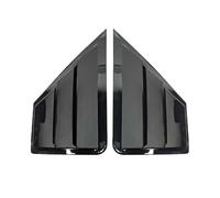 KMLONG Etiqueta engomada del ajuste de la cubierta de la ventana de la rejilla trasera del coche, apta for Toyota, C-HR CHR 2016-2021 Vent Scoop ABS Accesorios de fibra de carbono Obturador lateral cu