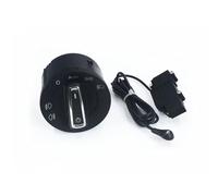 KMLONG Faro antiniebla Compatible for Skoda Octavia Fabia Rapid 2013-2019 5E0941431ND interruptor de la luz antiniebla delantera del veh(New connector)