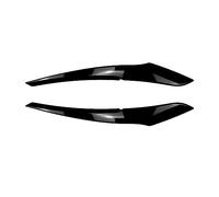 KMLONG Faro delantero de coche, lámpara de párpado, cejas claras, pegatina compatible con BMW 1 serie F20 F21 2011-2014 Ceja para faros de automóvil(Glossy black)