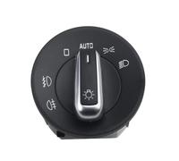 KMLONG Interruptor de faro, Compatible for Skoda, Octavia II 1ZD 941 431 1Z0 941 431K 431K 1Z0941431k Control de lámpara antiniebla interruptor de la luz antiniebla delantera del vehículo