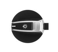 KMLONG Interruptor de faro de coche, Compatible for BMW, 5 7 Series X3 X4 F01 F02 F03 F10 F18 F07 F06 F25 F26 61316803962 Botones de perilla interruptor de la luz antiniebla delantera del vehículo