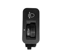KMLONG Interruptor faro, Compatible for Peugeot, 206 1998-2007 19256991 Botón repuesto control altura nivel Piezas interiores Accesorios coche interruptor de la luz antiniebla delantera del veh