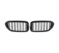 KMLONG Parrilla de parachoques delantero, apta para, parrilla delantera serie 5 M5 G31 520i 530i 540i de 2 listones G30 G31 de 4 puertas 2016-2019 cubierta de rejilla del parachoques delantero del veh