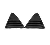 KMLONG Parrilla de parachoques delantero de coche, Compatible for Ford, Focus 3 2011-2014 BM51-17K946-AE BM51-17K947-AE cubierta triangular cubierta de rejilla del parachoques delantero del vehículo