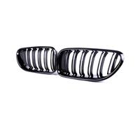 KMLONG Parrilla de parachoques delantero de coche, Compatible for parrillas de carreras de rejilla de doble listón serie 6, F06 F12 F13 M6 2012-2017 cubierta de rejilla del parachoques delantero del v