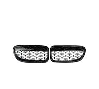 KMLONG Parrilla del parachoques delantero del coche, Compatible for la serie 5, F10 F11 F18 2010-2017 cubierta de rejilla del parachoques delantero del vehículo(Full Black)