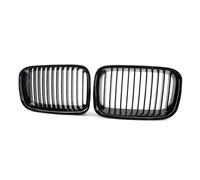 KMLONG Parrilla delantera, apta para, E36 318i 323i 325i 320i 328i M3 1994-1996 capó de repuesto ABS cubierta de rejilla del parachoques delantero del vehículo(Gloss Black)