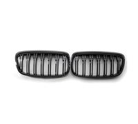 KMLONG Parrilla delantera, Compatible for F45 2 Series 5 SEAT, Active Tourer y 7 SEAT, F46 Gran Tourer Rejilla de parachoques delantero 2014-2017 Mesh Black cubierta de rejilla del parachoques delante
