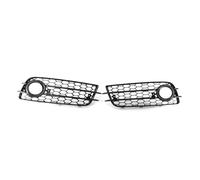 KMLONG Rejilla de parachoques delantero, Compatible for A4, B8 S-line S4 2009-2012 Parrilla de lámpara antiniebla Parrilla de luz antiniebla inferior estilo RS4 cubierta de rejilla del parachoques del