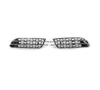 KMLONG Rejilla de parachoques delantero, Compatible for A6, C7 Sedan 2012-2015, modelo de parachoques estándar, cubierta de parrilla de luz antiniebla, malla abierta cubierta de rejilla del parachoque