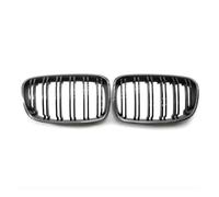 KMLONG Rejilla de parachoques delantero, Compatible for parrillas de capó serie 1 F20 F21 125i 118i 116I 125B 2010-2014 cubierta de rejilla del parachoques delantero del vehículo(Carbon fiber)