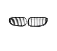 KMLONG Rejilla de parachoques delantero, Compatible for serie 5 E60 M5 E61 520i 545i 550i 535i 2004-2009, malla for capó, parrilla de doble línea, accesorios for coche cubierta de rejilla del parachoq