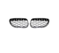 KMLONG Rejilla de parachoques delantero, Compatible for serie 5 E60 M5 E61 520i 545i 550i 535i 2004-2009, malla for capó, parrilla de doble línea, accesorios for coche cubierta de rejilla del parachoq