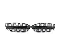 KMLONG Rejilla de parachoques delantero de coche, Compatible for Clase C W205 2014-2020 2058851623 2058851523 embellecedores de cubierta de luz antiniebla cubierta de rejilla del parachoques delantero