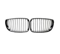 KMLONG Rejilla de parachoques delantero de coche, Compatible for E81 E87 E82 E88 128I 130I 135I 2007-2011 Parrillas de carreras Parrilla de listones individuales negros brillantes cubierta de rejilla