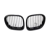 KMLONG Rejilla delantera, Compatible for Z3 E36 1996-2002 51138397504 51138397503 Parrilla de color negro brillante cubierta de rejilla del parachoques delantero del vehículo